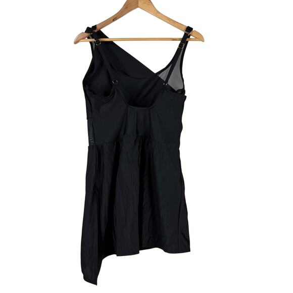 Miraclesuit NWOT Network News Alina Swim Dress Black Size 16 Underwire Slimming - Picture 4 of 12